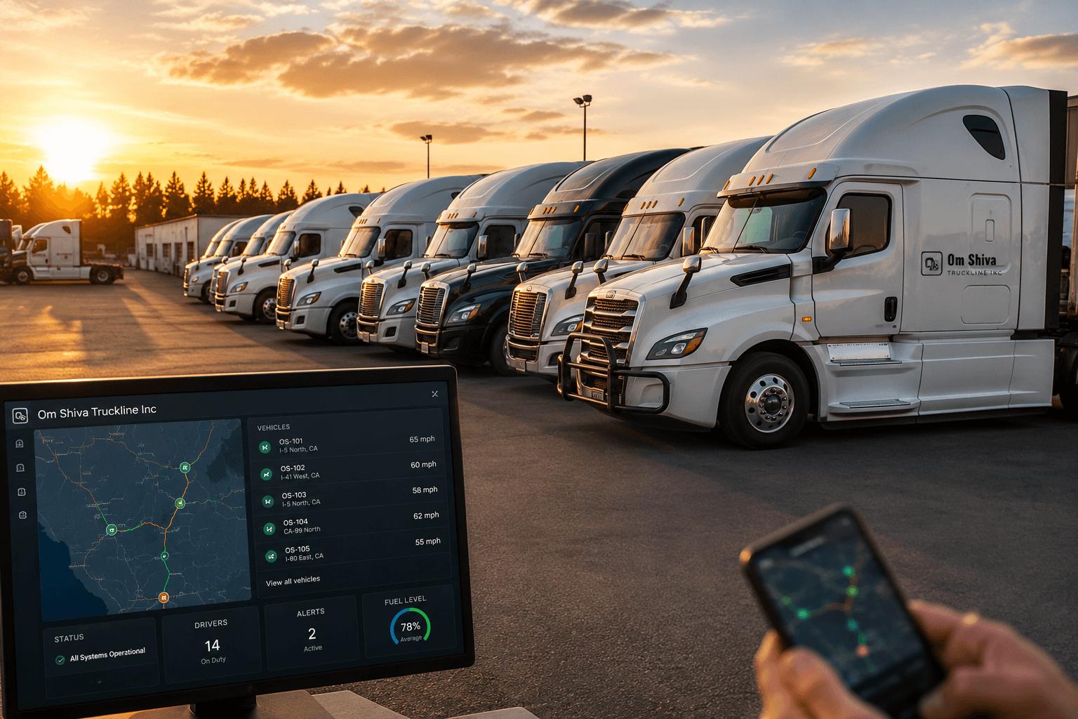 GPS and reefer monitoring for temperature-controlled freight